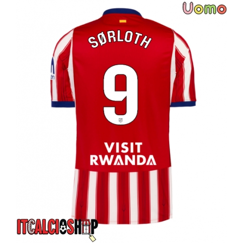 Atletico Madrid Alexander Sorloth #9 Prima Maglia 2026-27 Manica Corta